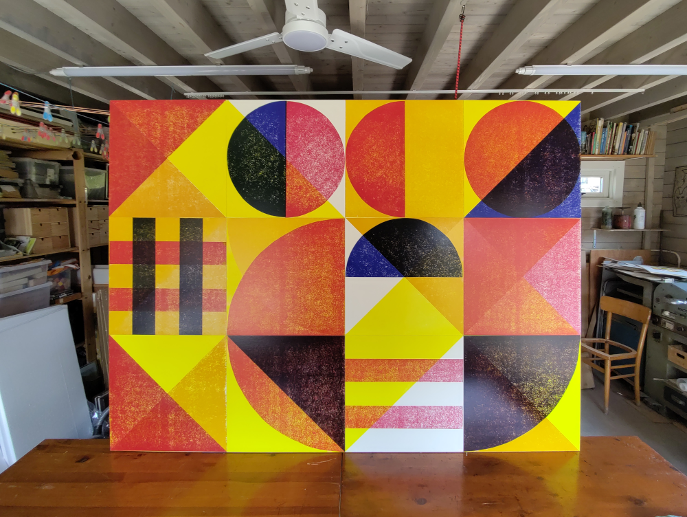 Hoogdruk 180 x 135 cm - Henny van Ham - Cuijk 2025