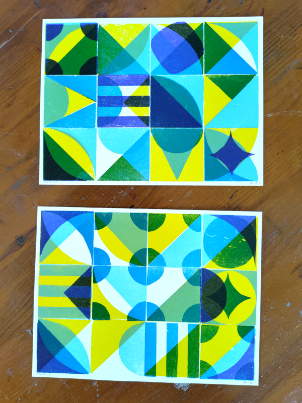 2x Grafiek Henny van Ham 2025 - 21 x 15 cm 